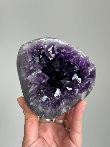 Amethyst geode cave crystal - geode,